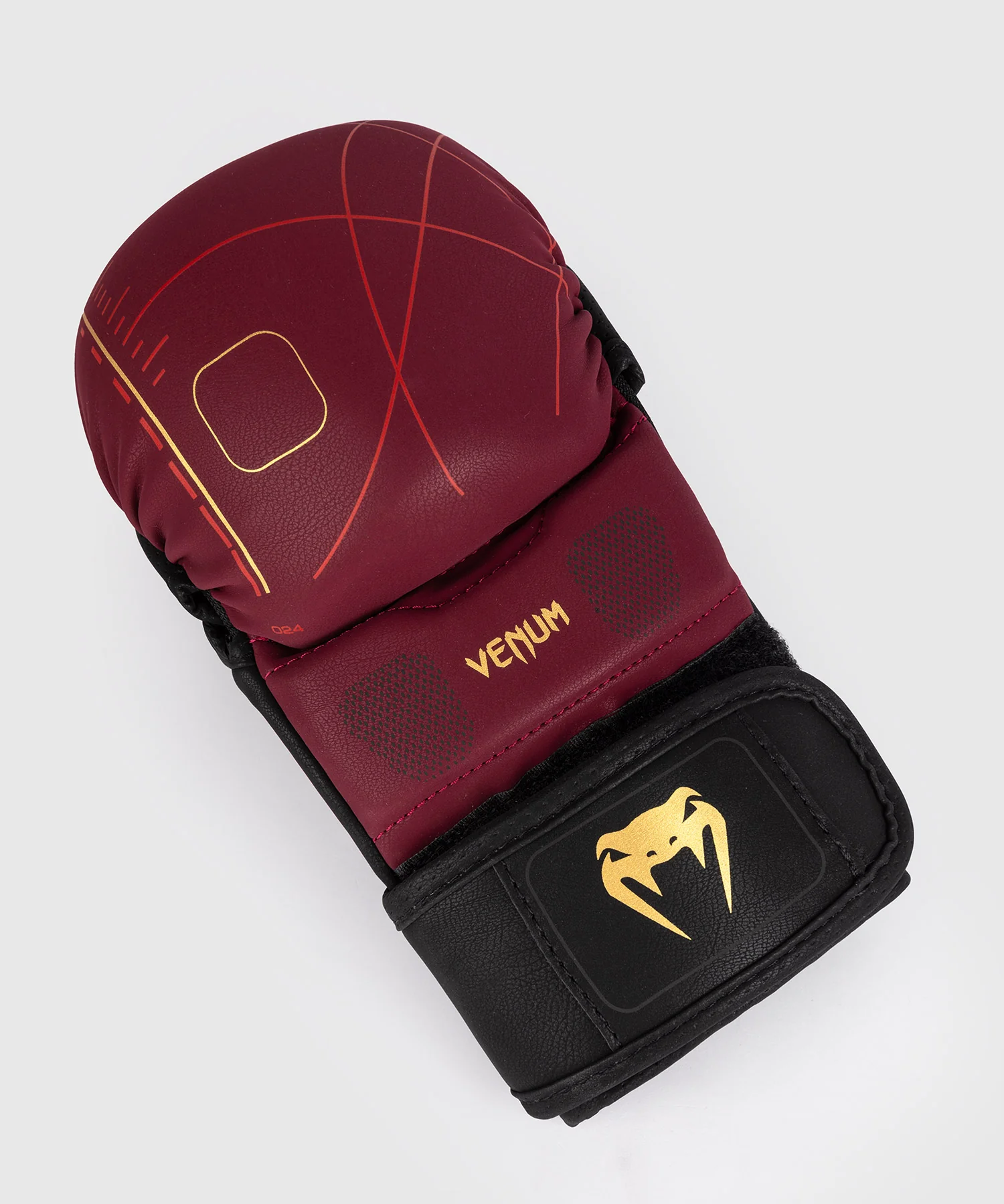 Gants de sparring Venum Tactical XT - Noir/Bordeaux/Or - Image 3