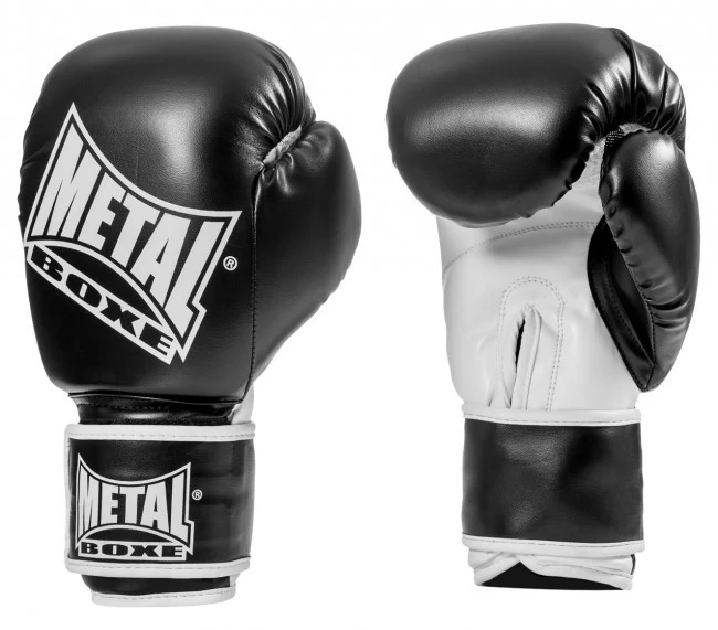 Gants de Metal Boxe Entrainement MultiBoxe - Noir