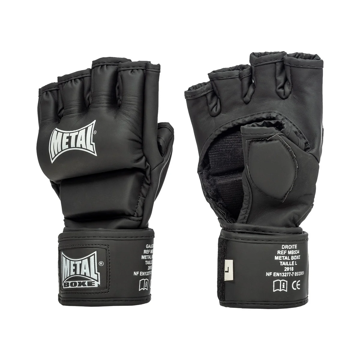 Gants de MMA Black Light Metal Boxe - Noir - Image 2