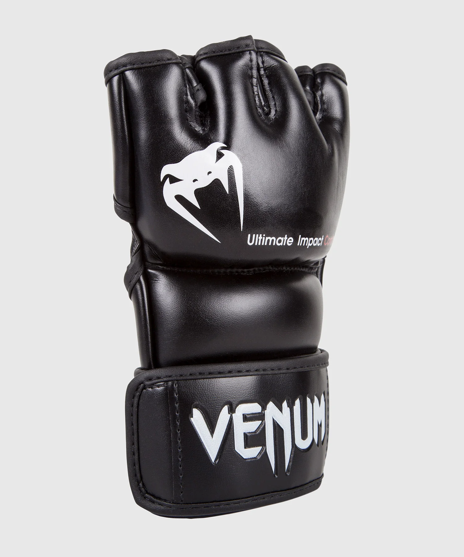 Gants de MMA Venum Impact - Cuir Skintex - Noir - Image 3