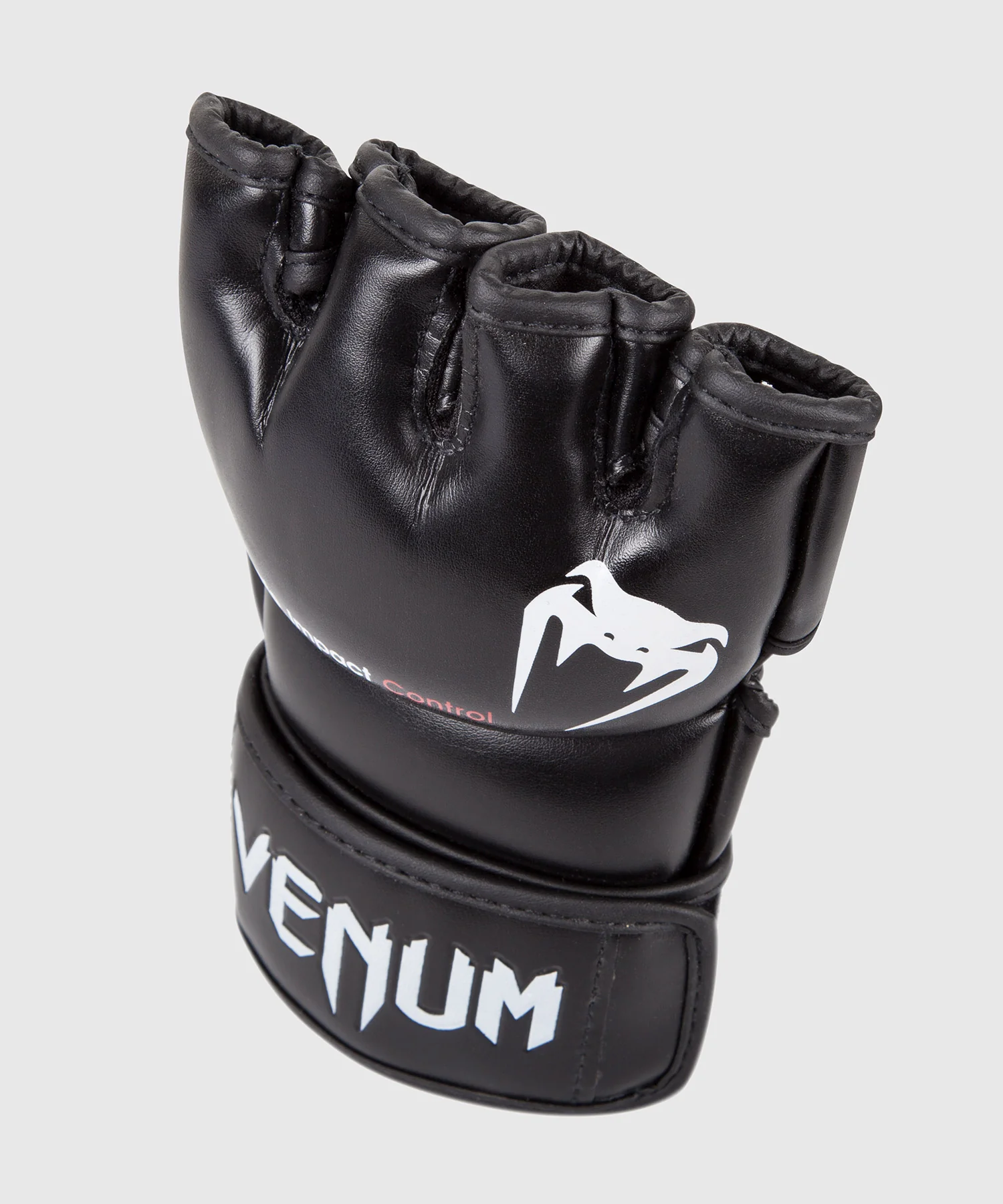 Gants de MMA Venum Impact - Cuir Skintex - Noir - Image 9