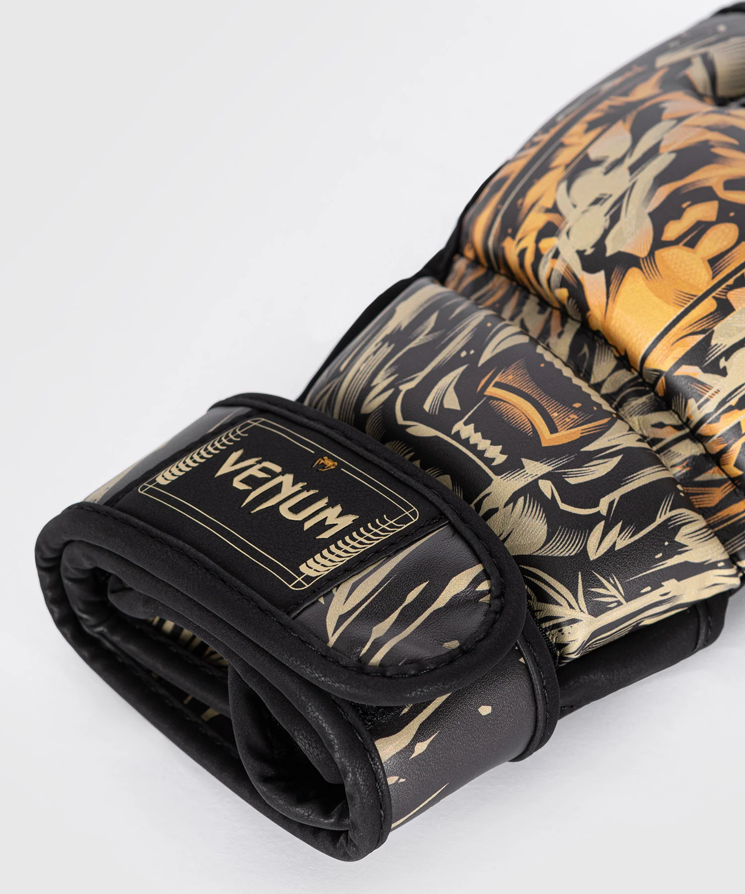 Gants de MMA Venum Tiger - Noir/Orange néon - Image 4
