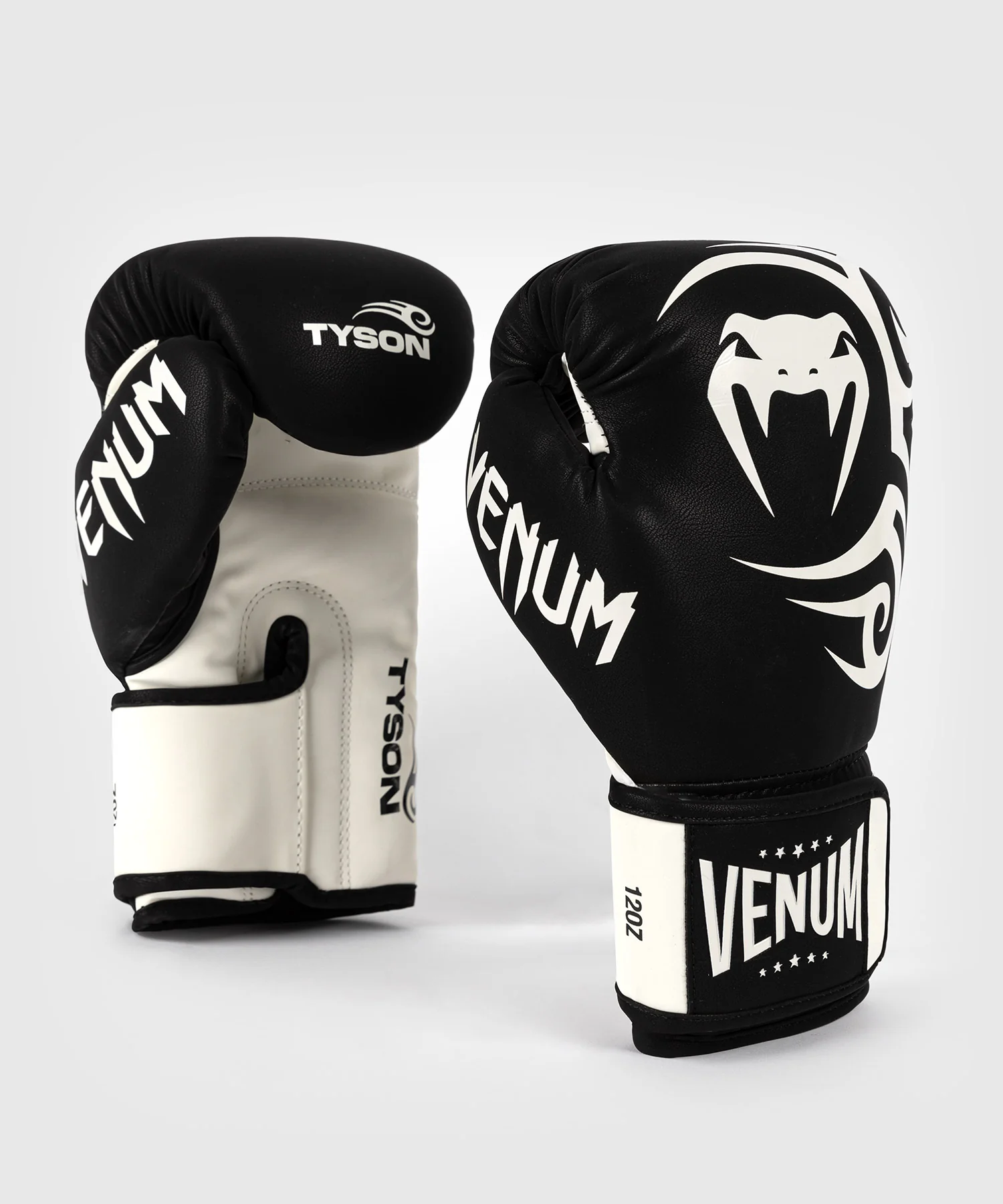 Gants de Boxe Venum Mike Tyson Replica - Noir Profond/Blanc Optique