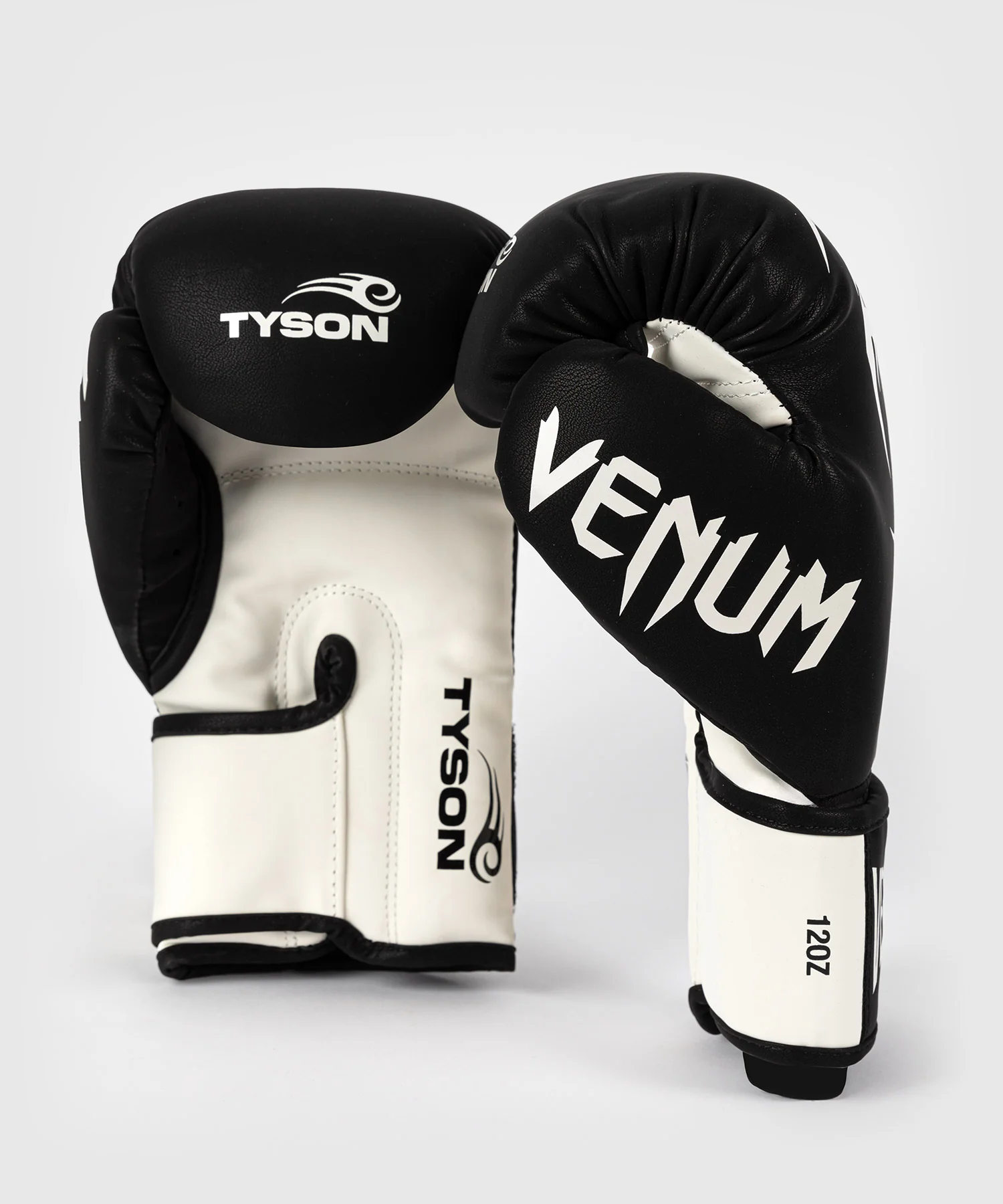 Gants de Boxe Venum Mike Tyson Replica - Noir Profond/Blanc Optique - Image 3