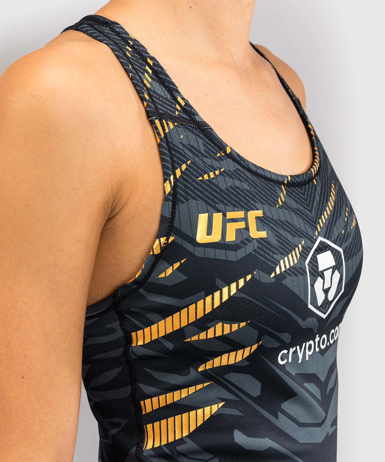 Haut ajusté avec Brassière Intégré pour Femmes UFC Fusion by Venum Authentic Fight Night - Champion - Image 4