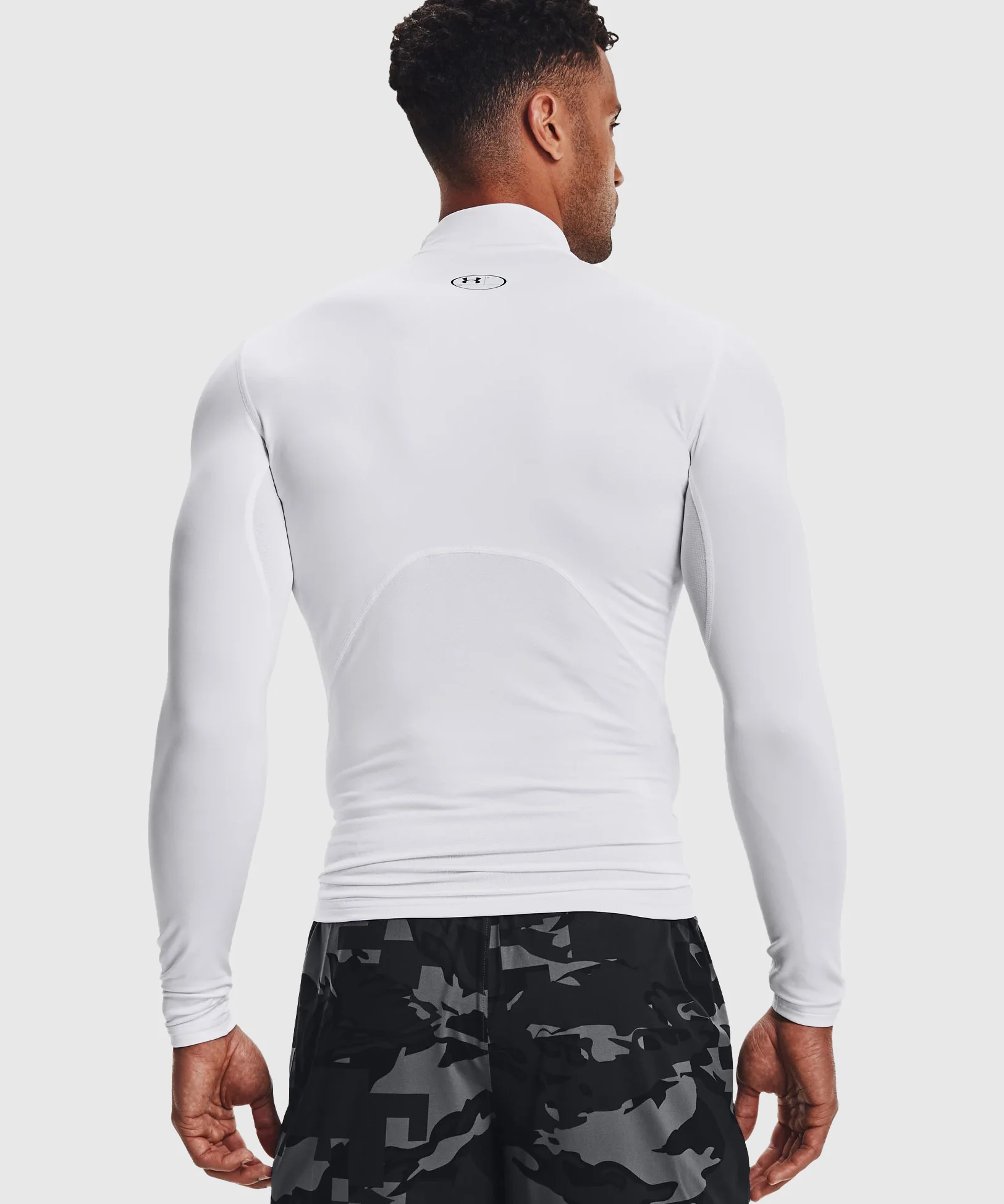 Haut De Compression À Col Montant Under Armour Coldgear - Blanc - Image 2