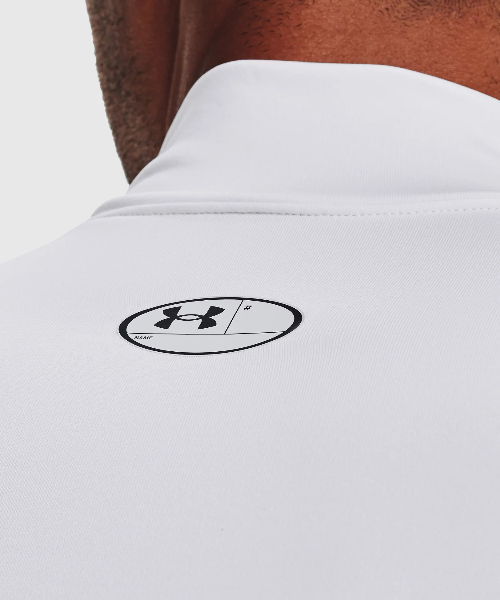 Haut De Compression À Col Montant Under Armour Coldgear - Blanc - Image 4