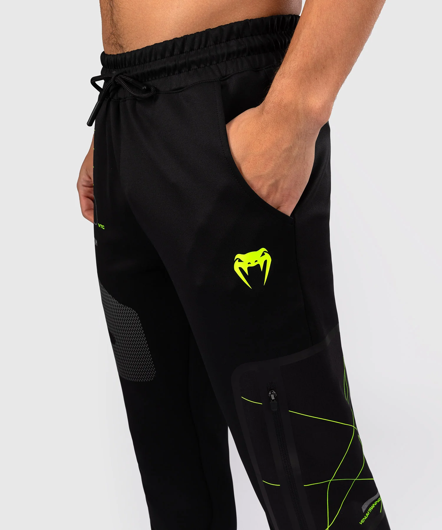 Jogging Venum Training Camp 4.0 - Noir/Vert Fluo - Image 5