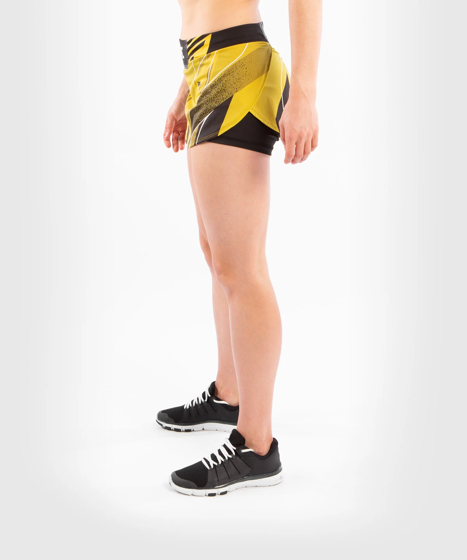 Jupe-Short Femme UFC Venum Authentic Fight Night - Jaune - Image 3