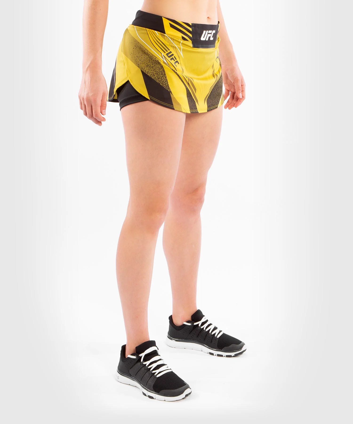 Jupe-Short Femme UFC Venum Authentic Fight Night - Jaune - Image 4