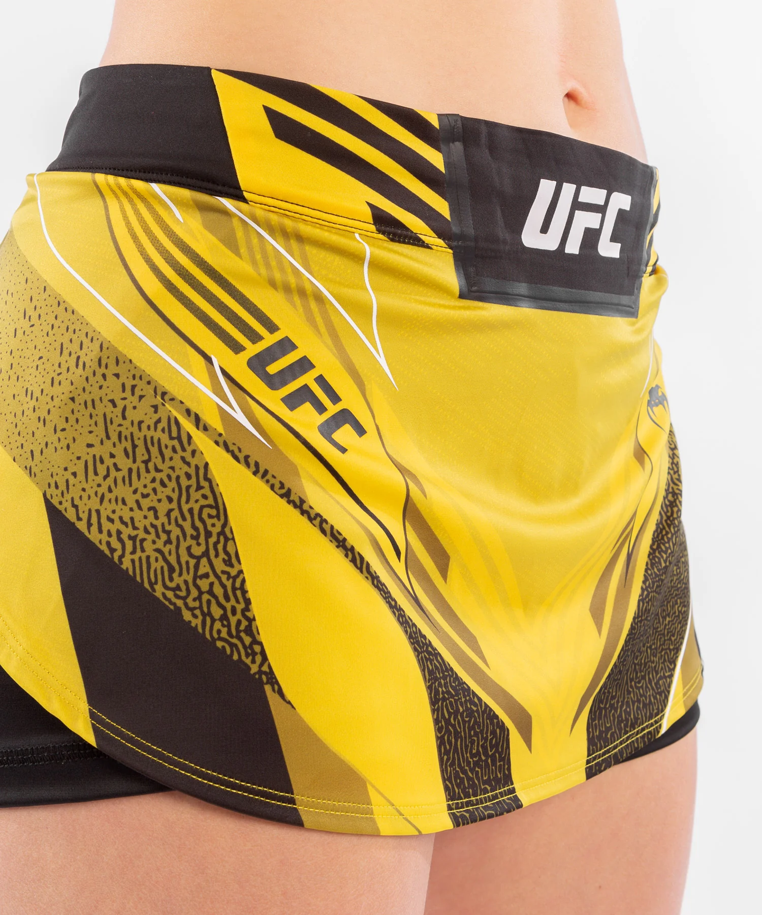 Jupe-Short Femme UFC Venum Authentic Fight Night - Jaune - Image 5