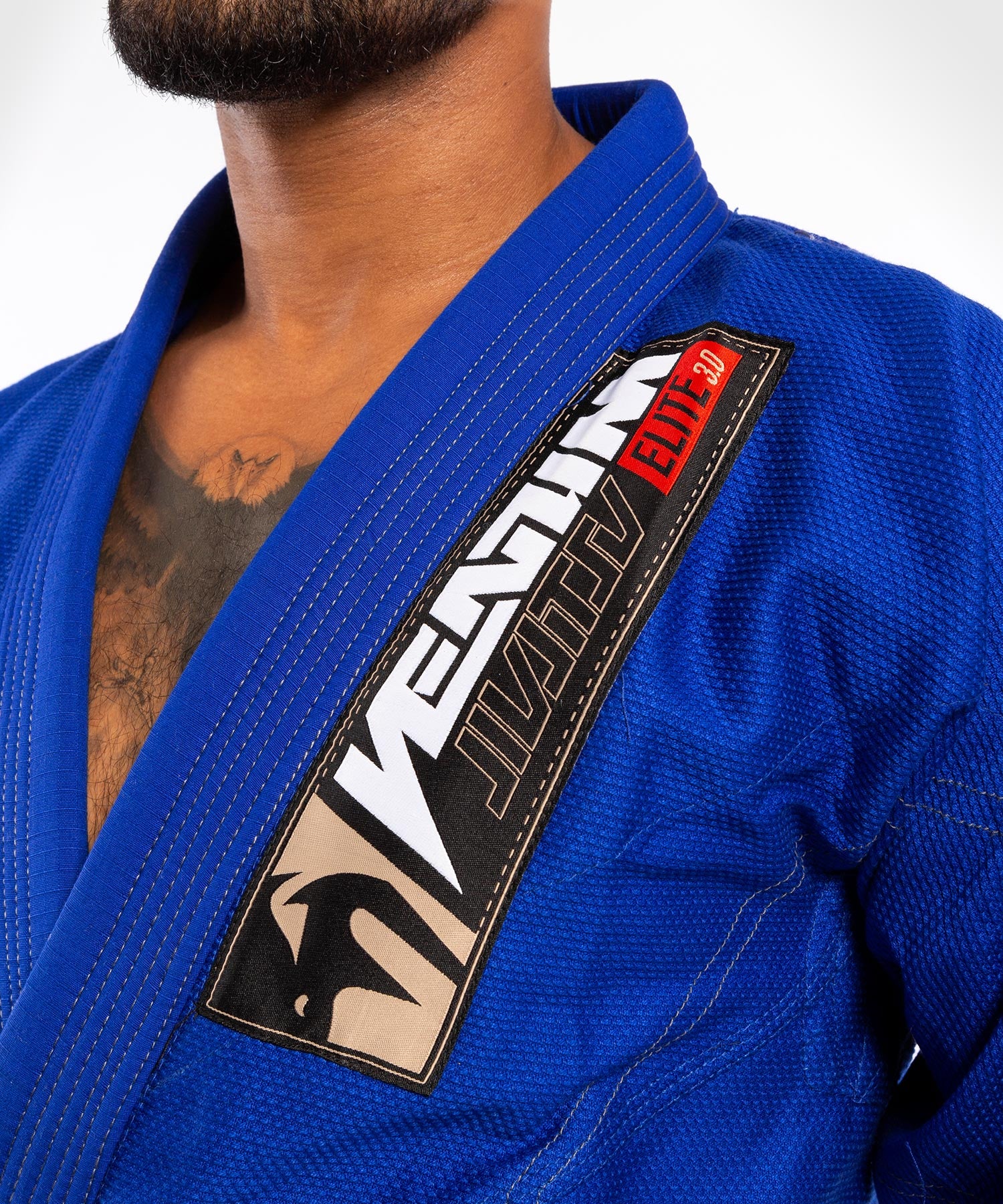 Kimono de BJJ Venum Elite 3.0 - Bleu - Image 4