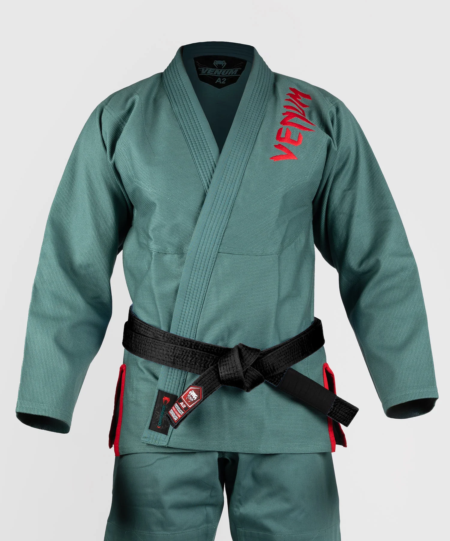 Kimono de JJB Venum Contender 3.0 380g - Vert Océan - Image 3