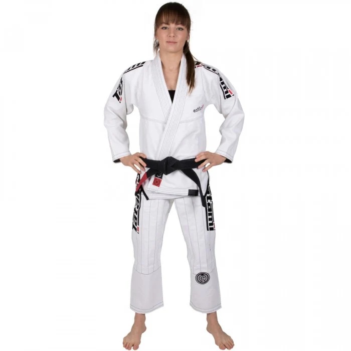 Kimono de JJB Femme Tatami Fightwear Estilo 6.0 - Blanc/Noir - Image 2