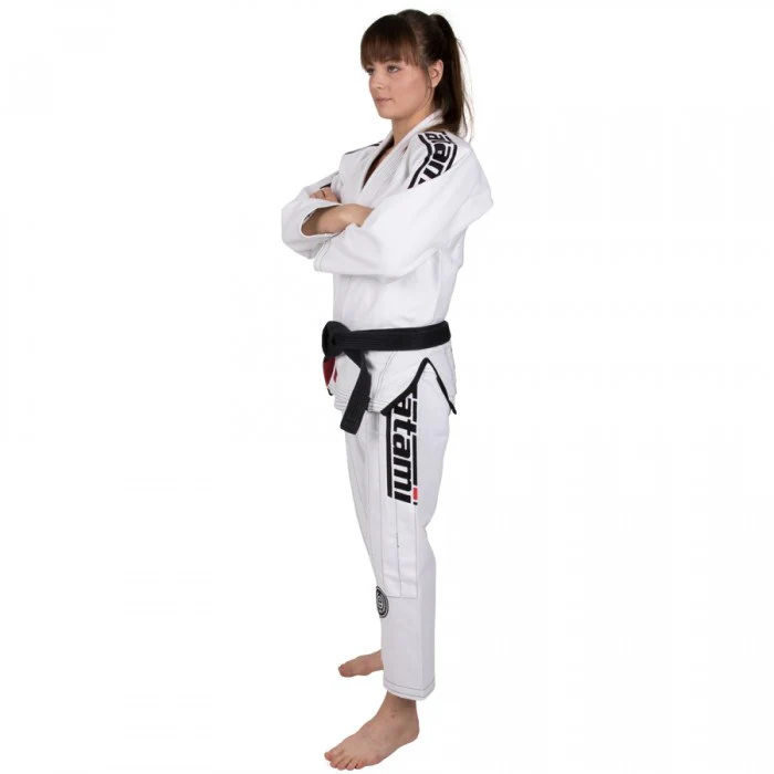 Kimono de JJB Femme Tatami Fightwear Estilo 6.0 - Blanc/Noir - Image 3