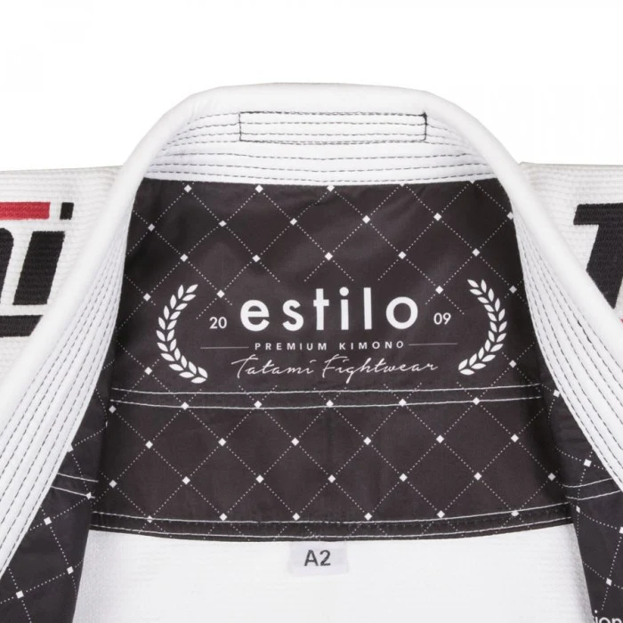 Kimono de JJB Femme Tatami Fightwear Estilo 6.0 - Blanc/Noir - Image 5