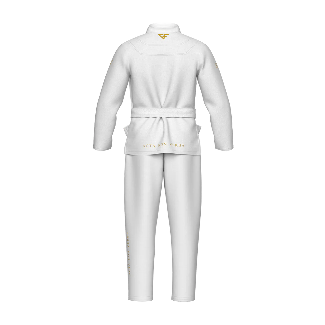 Kimono de JJB Ground Force Acta Non Verba - Blanc - Image 2