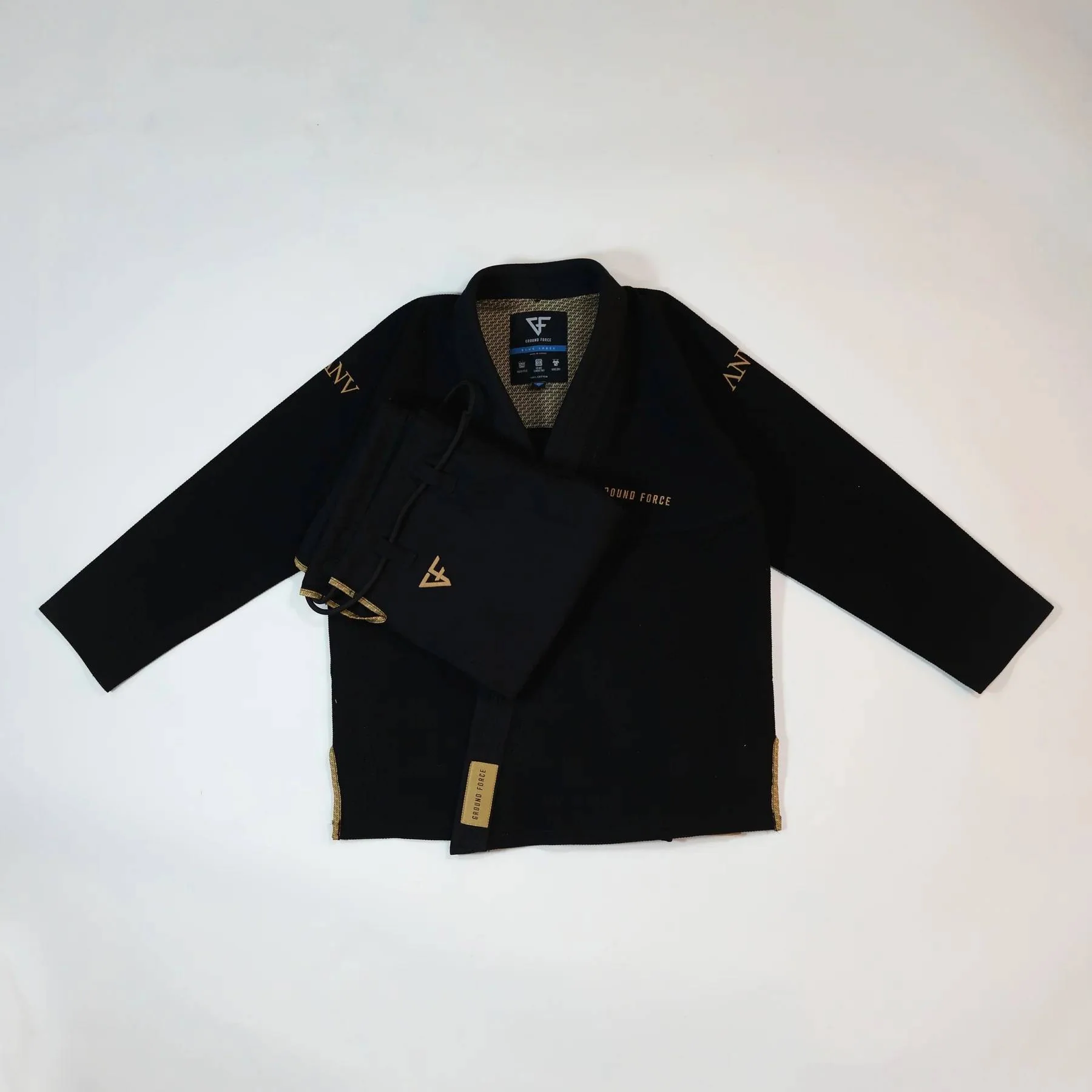 Kimono de JJB Ground Force Acta Non Verba - Noir