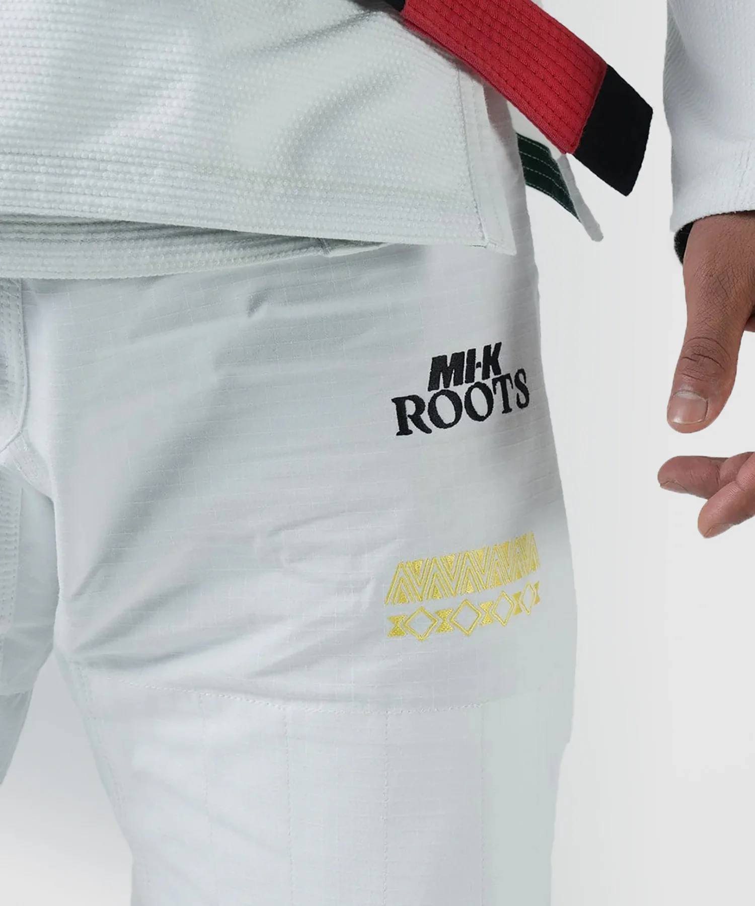 Kimono de JJB Kingz Mi-K Roots Gi - Blanc - Image 3