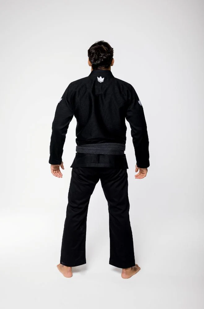 Kimono de JJB Kingz The One (ceinture blanche offerte) - Noir - Image 3