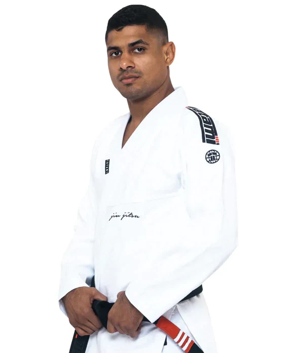 Kimono De Jjb Tatami Fightwear Elements Superlite-  Blanc - Image 4
