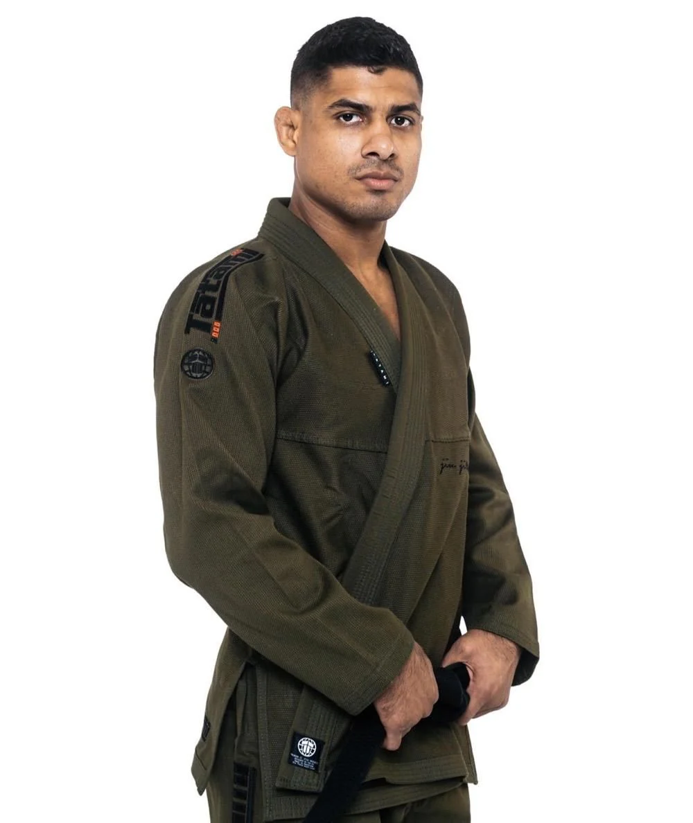 KIMONO DE JJB TATAMI FIGHTWEAR ELEMENTS SUPERLITE - KHAKI - Image 3