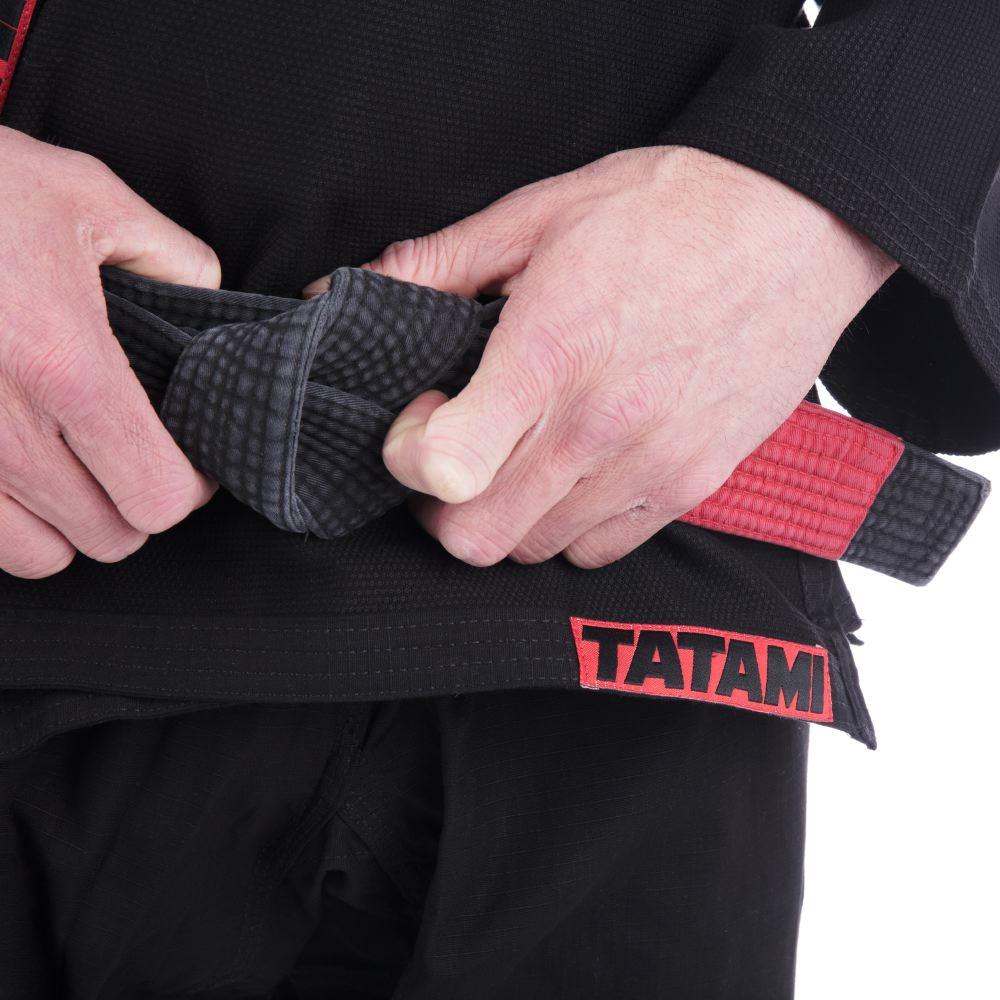 Kimono de JJB Tatami Fightwear Red Bar - Noir - Image 6