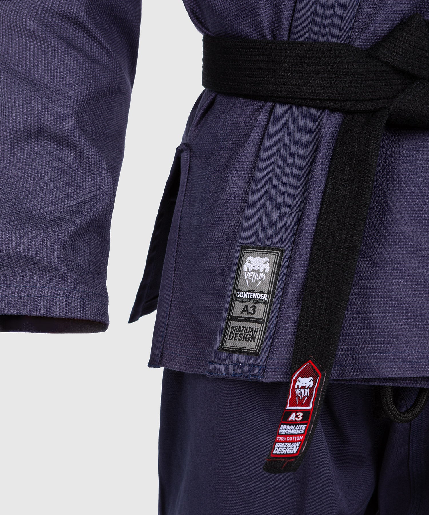 Kimono de JJB Venum Contender 2.0 - Gris Lavande - Image 7
