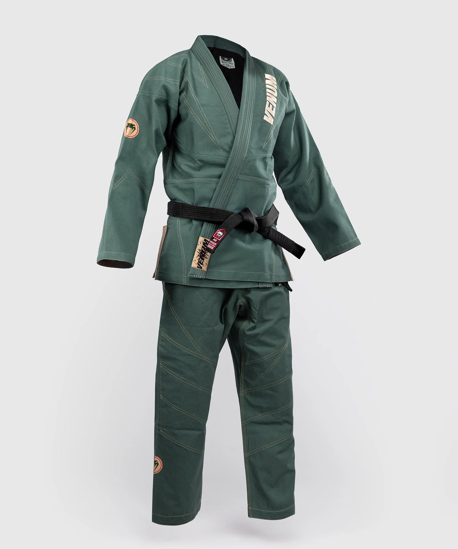 Kimono de JJB Venum Elite 5.0 (450 gsm) - Vert Forêt - Image 2