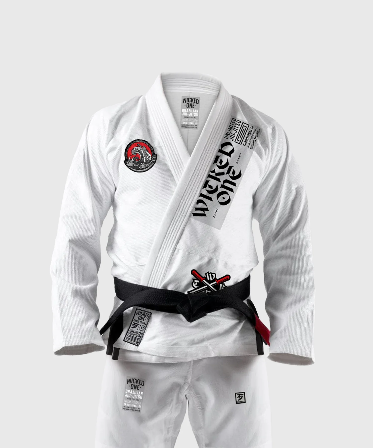 Kimono De JJB Wicked One Samurai - Blanc