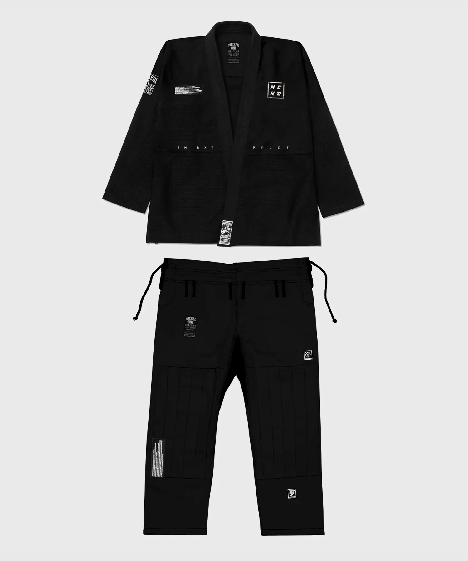 Kimono De JJB Wicked One Score - Noir - Image 2