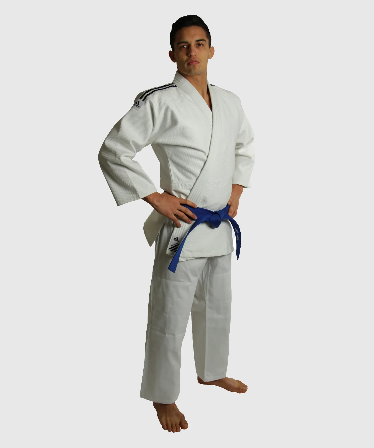 Kimono de Judo Adidas J500 Training - Blanc - Image 3