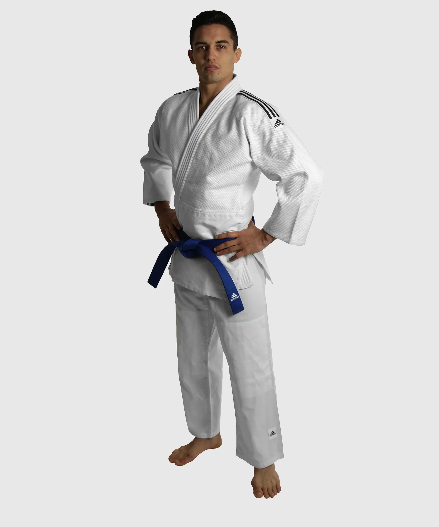 Kimono de Judo Adidas J500 Training - Blanc - Image 4