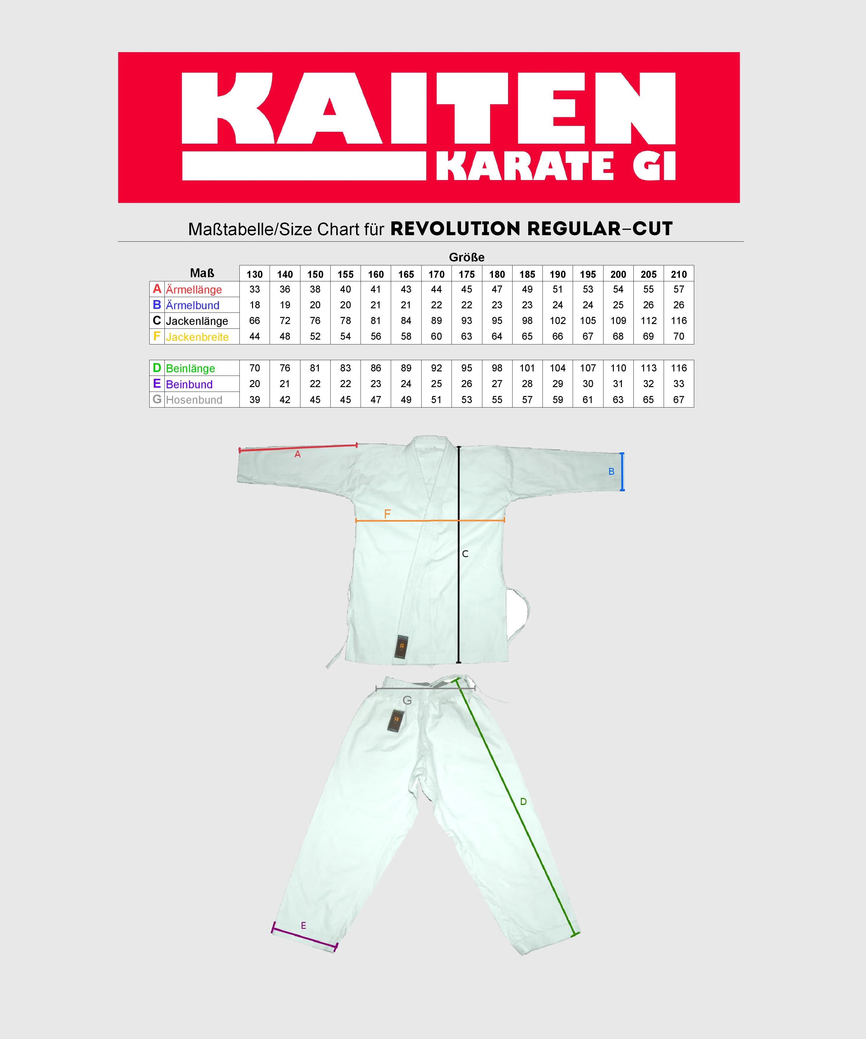 Kimono de Karaté Kaiten Revolution America Regular - Image 5