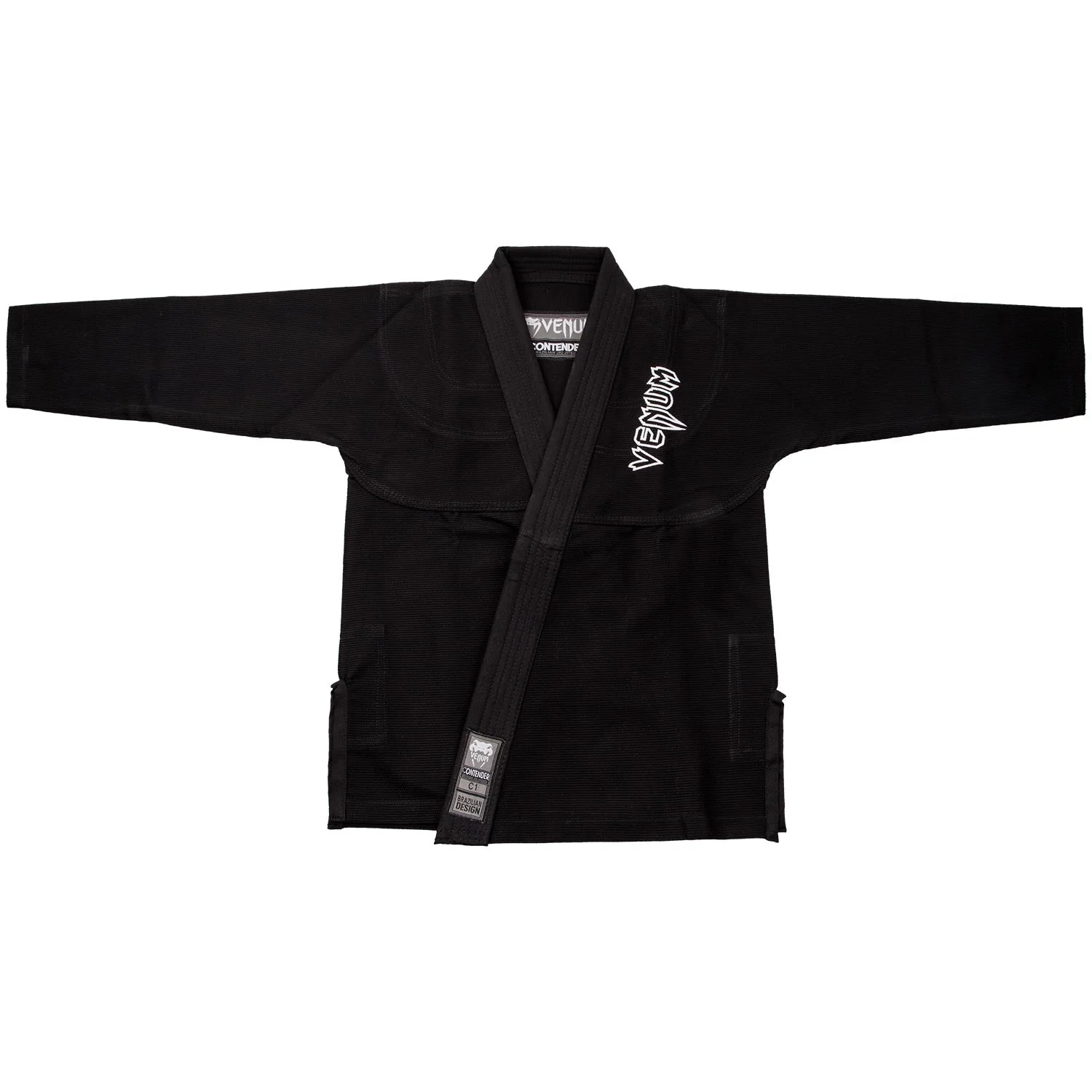 Kimono JJB Noir (Ceinture blanche offerte) Venum Contender pour Enfants - Image 4