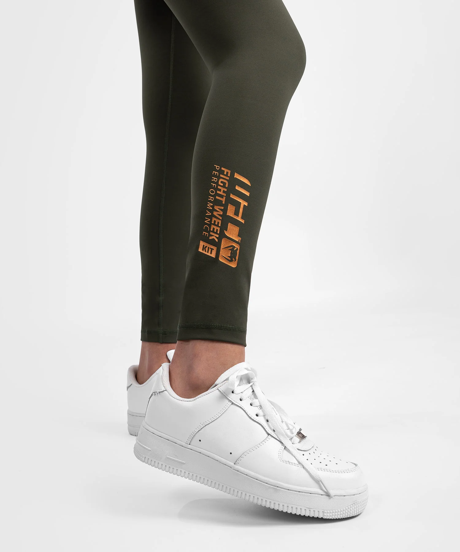 Legging de Performance pour Femmes UFC Adrenaline by Venum Fight Week - Kaki/Bronze - Image 7
