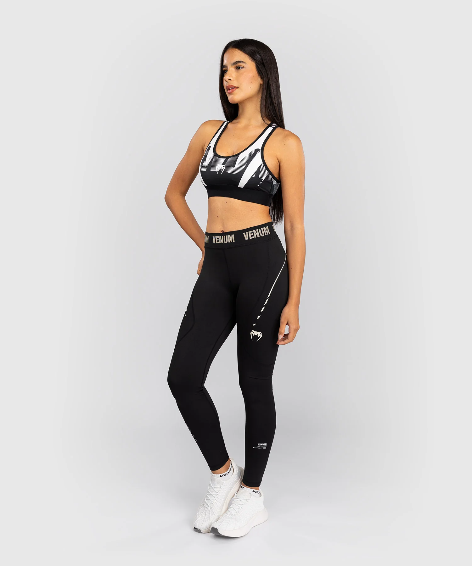 Legging Femme Venum Adrenaline – Noir/Ivoire - Image 8