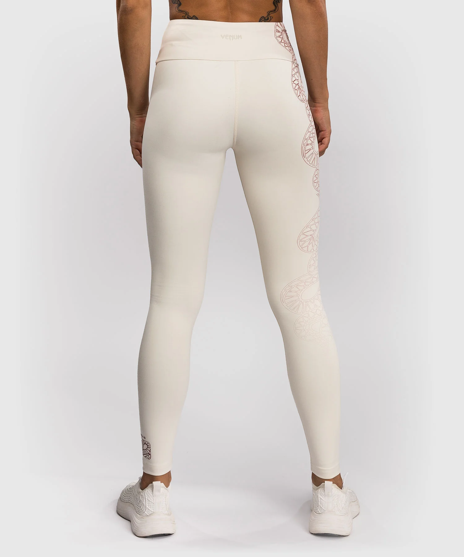 Legging Venum Serpenti – Ivoire/Bordeaux - Image 4