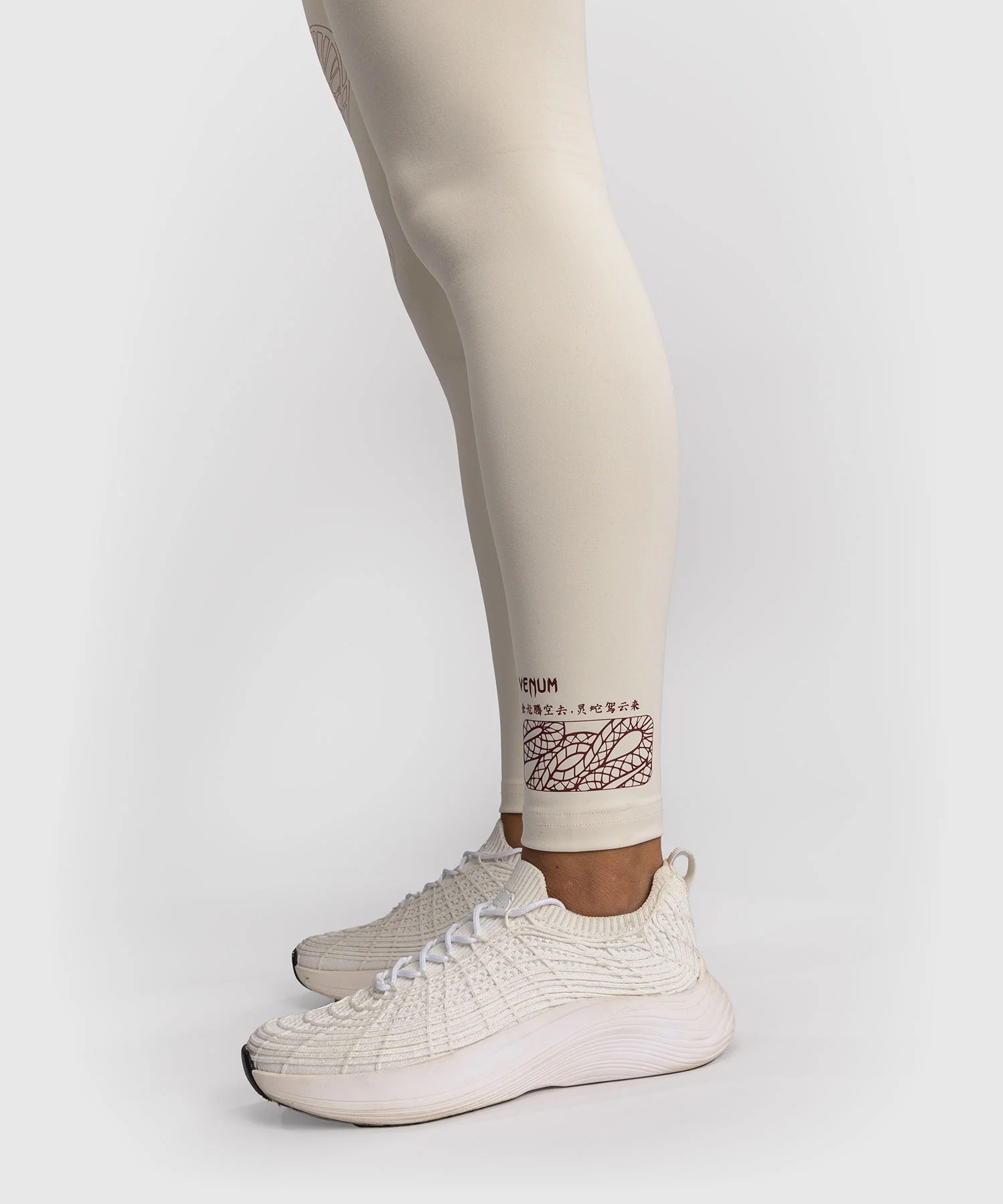 Legging Venum Serpenti – Ivoire/Bordeaux - Image 8