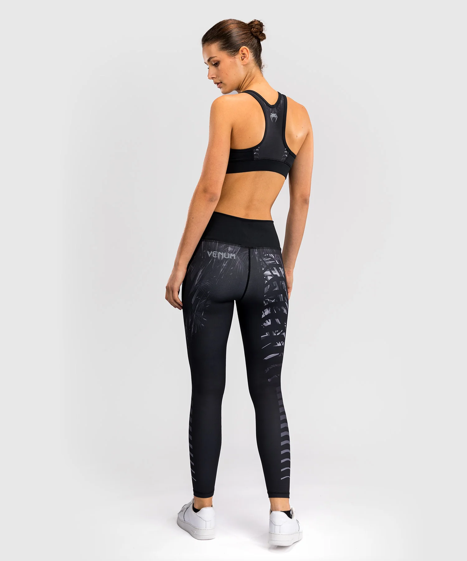 Legging Venum Tiger pour Femmes - Noir/Argent - Image 3