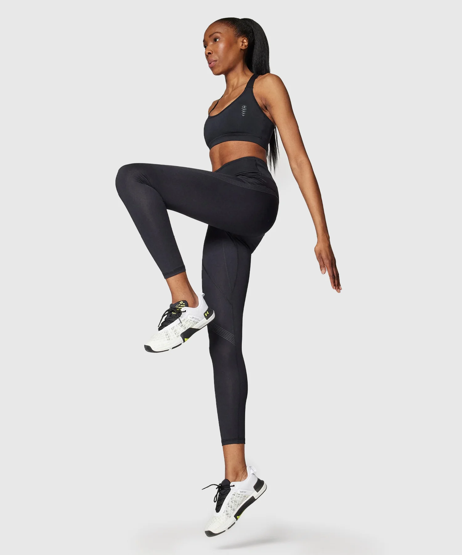 Leggings Champion At Athletic - Noir/Blanc - Image 2