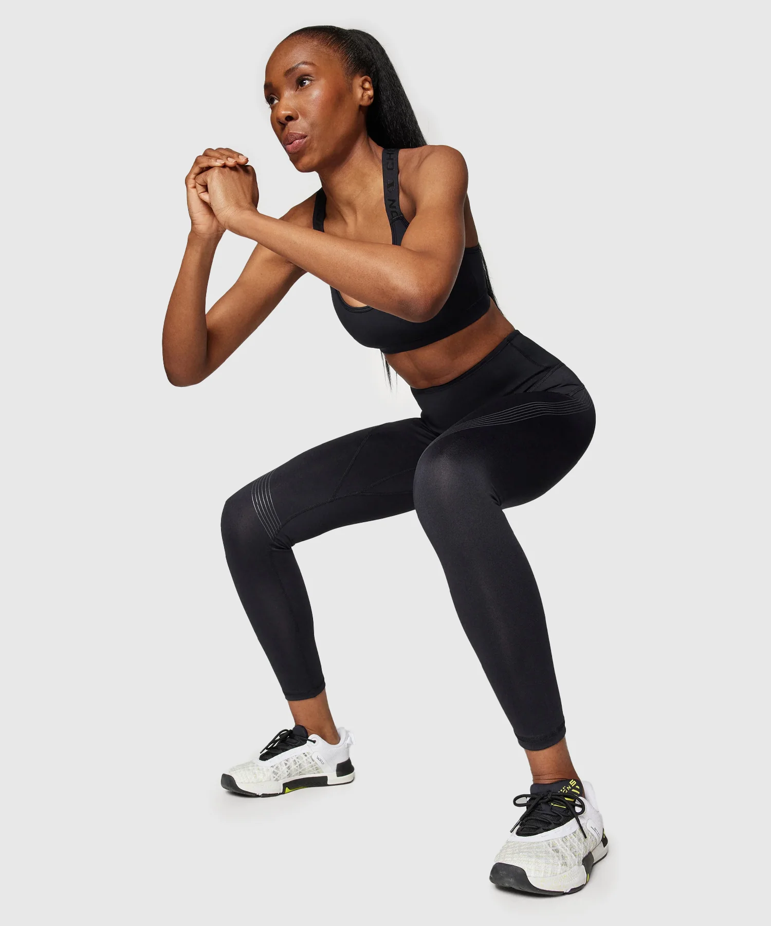 Leggings Champion At Athletic - Noir/Blanc - Image 4