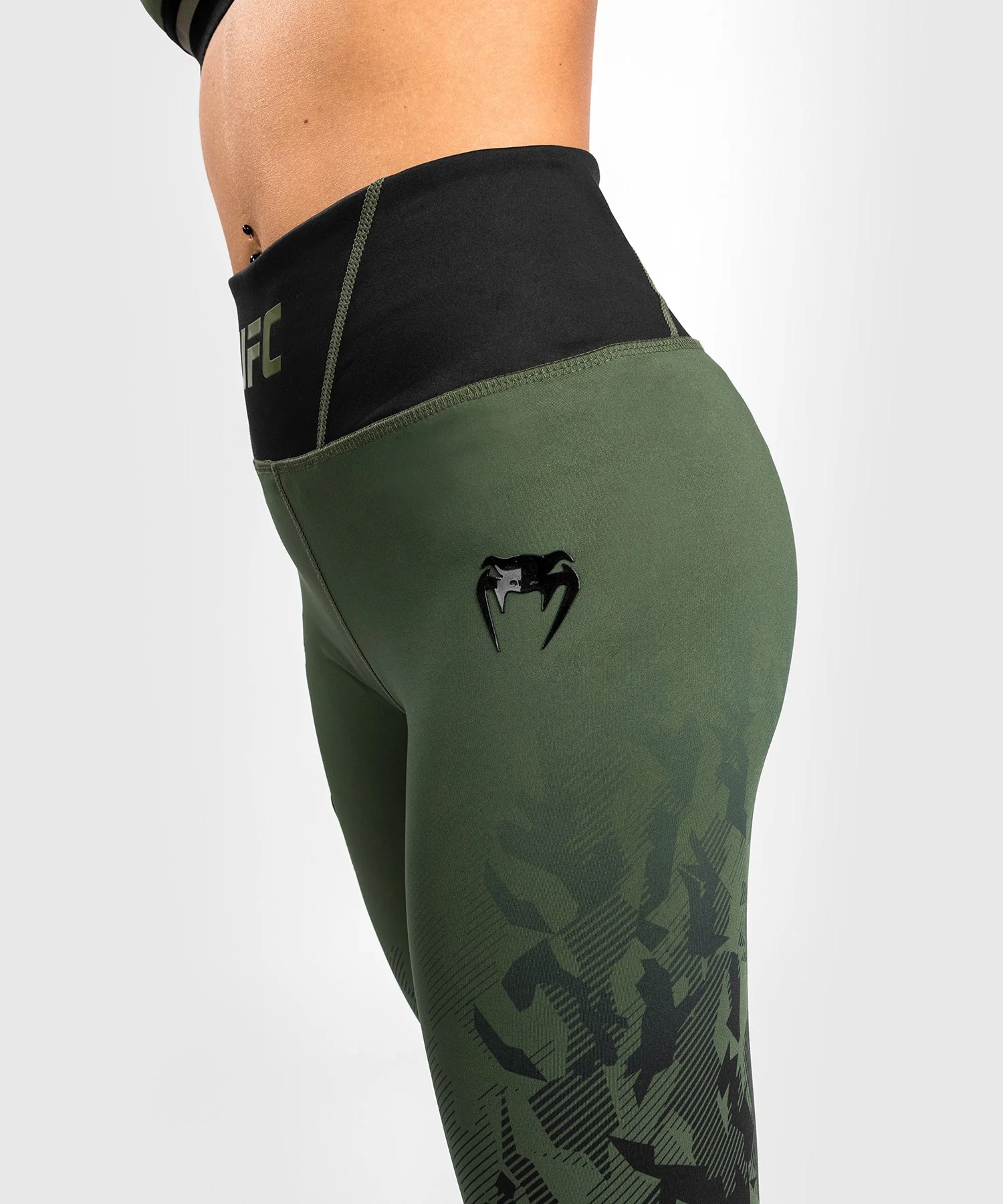 Leggings Femme UFC Venum Authentic Fight Week - Kaki - Image 8