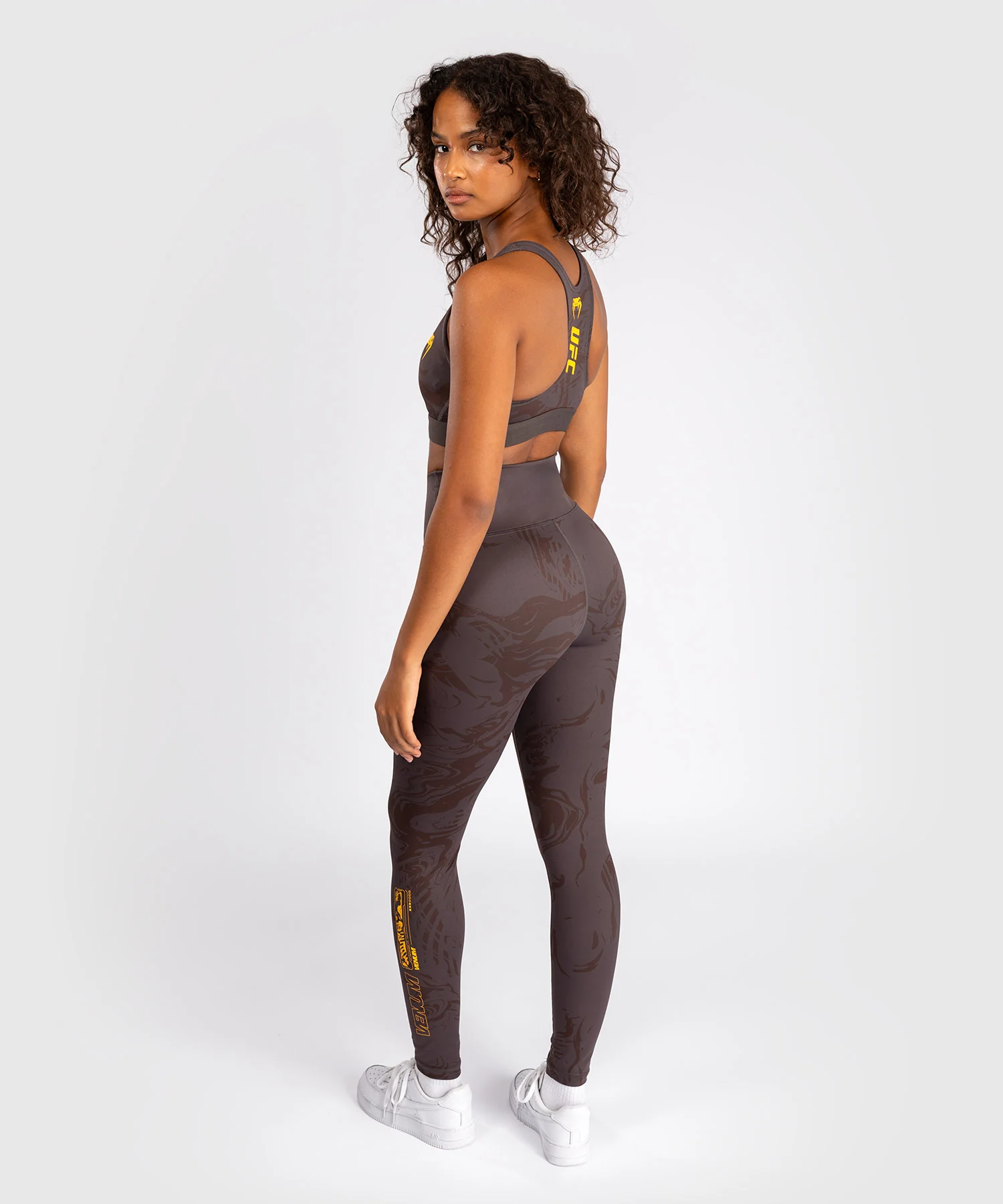 Leggings Performance pour Femmes UFC Fusion by Venum Fight Week - Marron Terrestre - Image 2