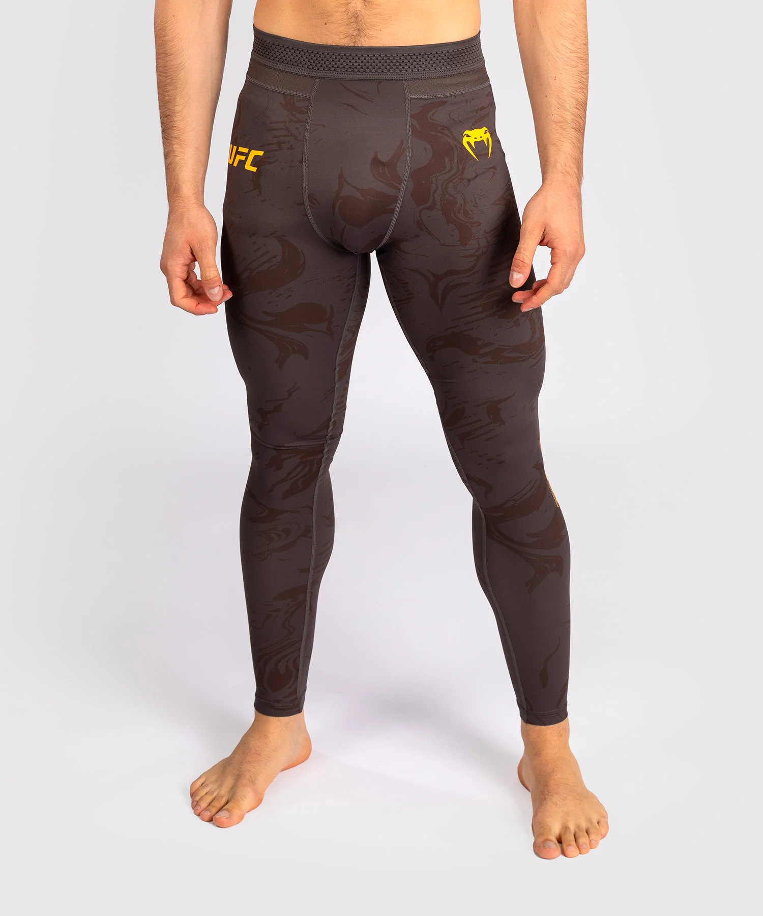 Leggings Performance pour Hommes UFC Fusion by Venum Fight Week - Marron Terrestre