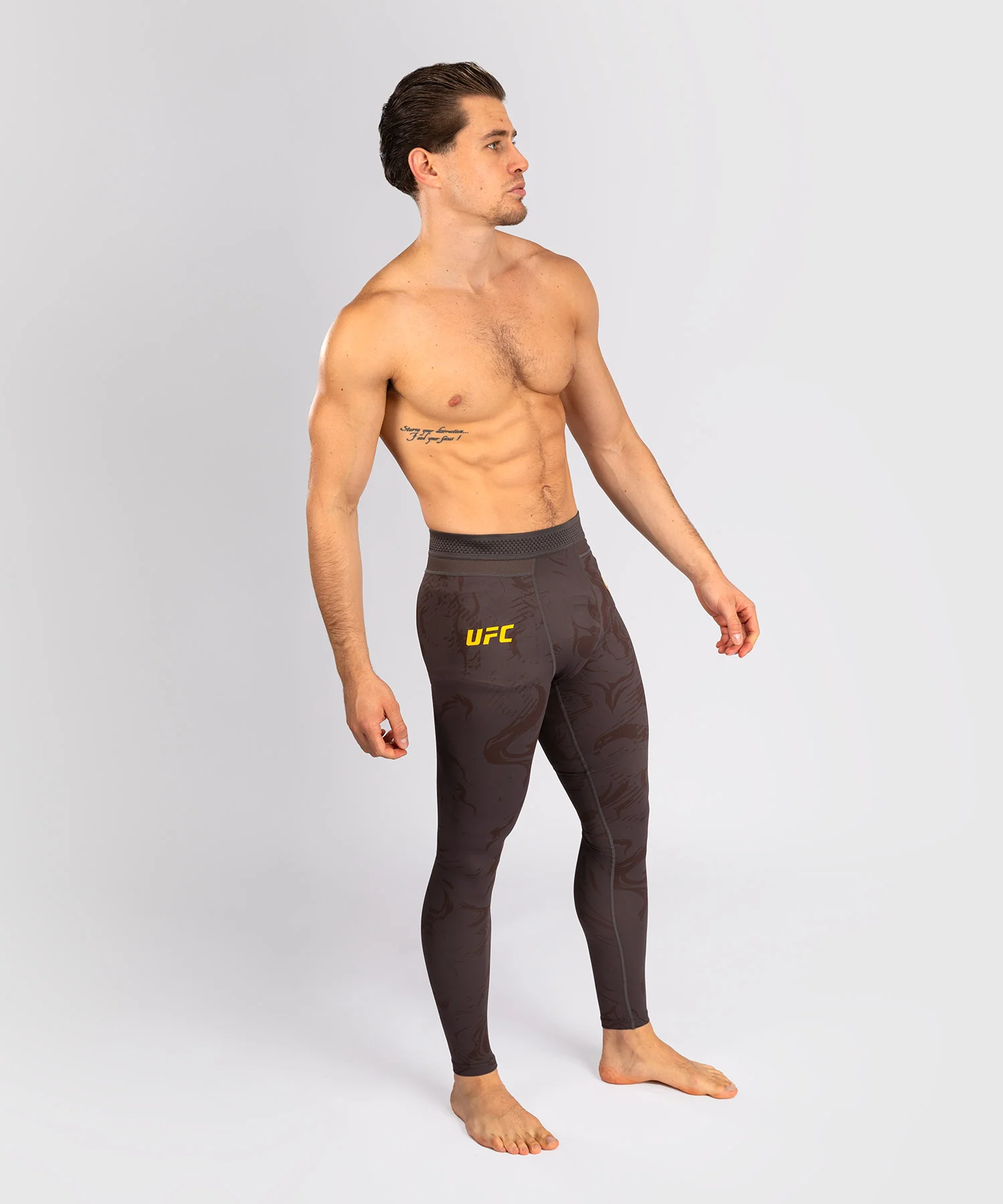 Leggings Performance pour Hommes UFC Fusion by Venum Fight Week - Marron Terrestre - Image 5