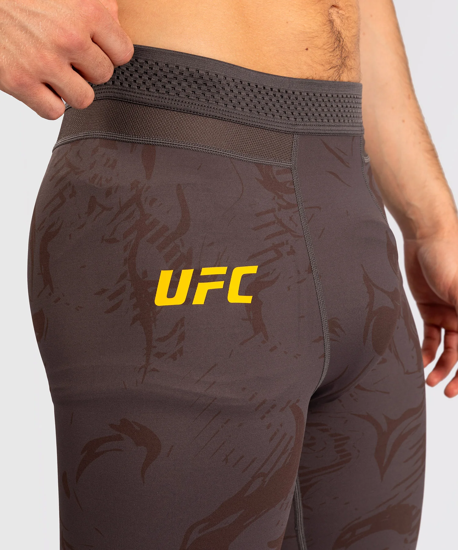 Leggings Performance pour Hommes UFC Fusion by Venum Fight Week - Marron Terrestre - Image 9