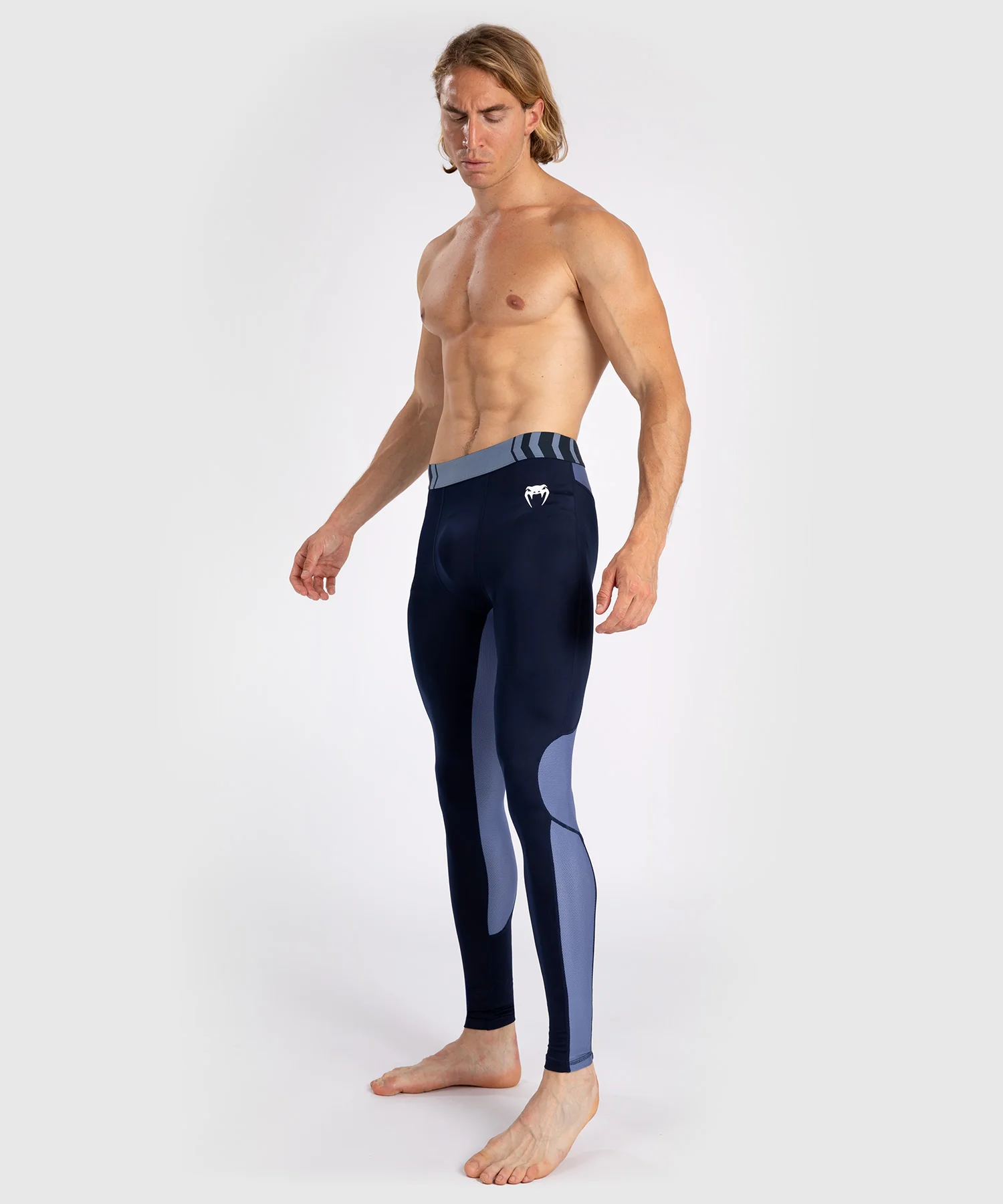 Pantalon de compression pour Hommes Venum Tempest - Bleu Marine/Bleu - Image 2