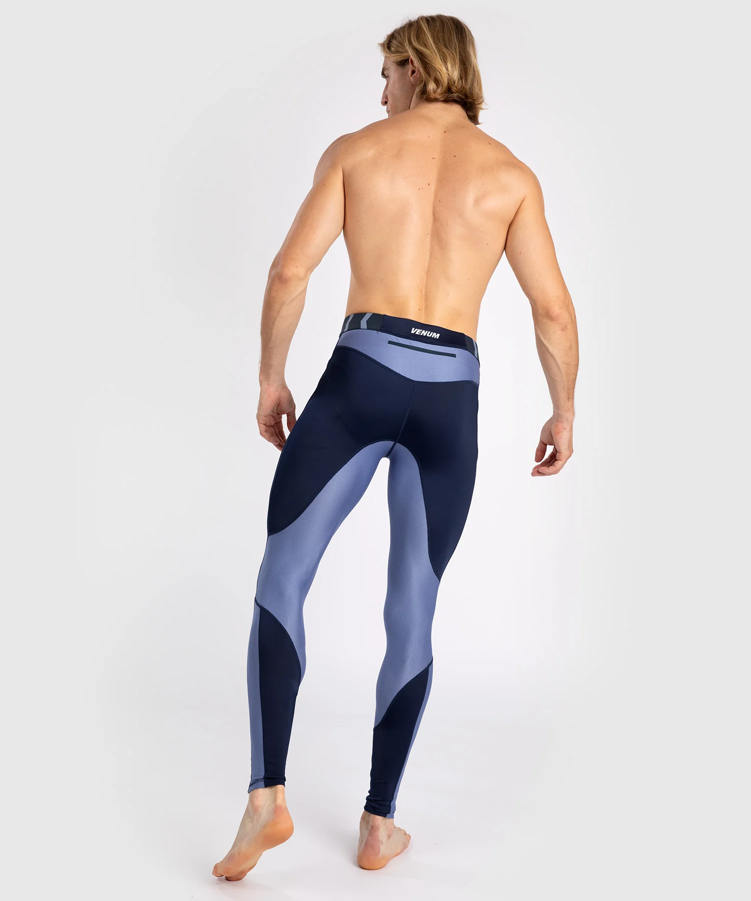 Pantalon de compression pour Hommes Venum Tempest - Bleu Marine/Bleu - Image 3