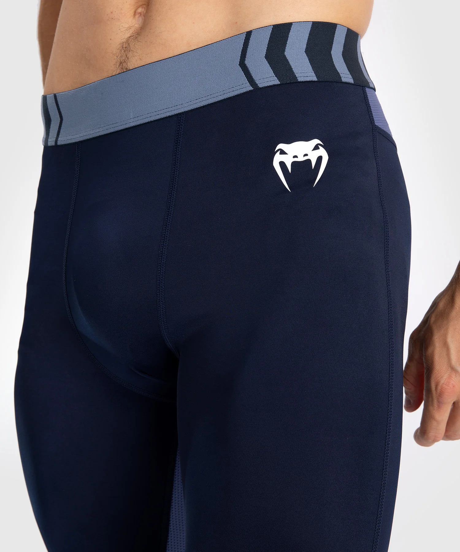 Pantalon de compression pour Hommes Venum Tempest - Bleu Marine/Bleu - Image 4